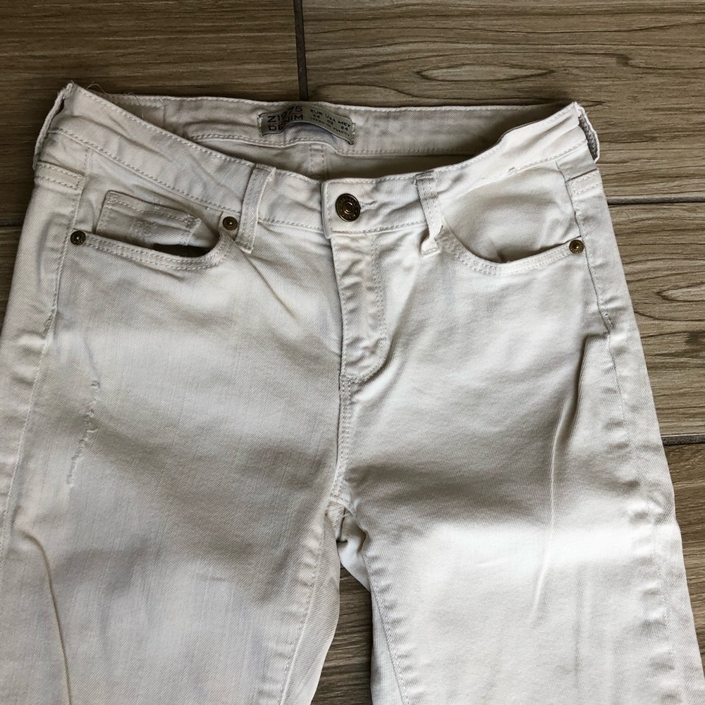 Off white skinny jeans